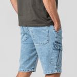 Bermuda Jeans Cargo Rock e Soda