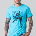 Camiseta Masculina Estampa Rock e Soda
