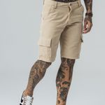 Bermuda Cargo Caramelo Sarja Masculina Rock e Soda