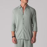 Camisa M/L Linho Bossa Rock e Soda 