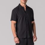 Camisa M/C Linho Bossa Rock e Soda 