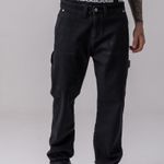 Calça Reta Loose Jeans Rock e Soda 