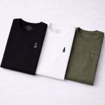 Kit  3 Camisetas  Masculina Rock e Soda