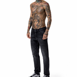 Calça  Skinny  Black Jeans Rock e Soda 
