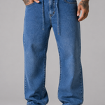 Calça Jeans Relaxed Rock&Soda
