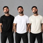 Kit 3 Camisetas Pima Touch Rock&Soda