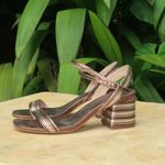 SANDÁLIA VIVI - CAFÉ METALIZADO