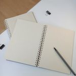 Caderno Espiral ¼ 15 x 21 cm Ecológico 80 Folhas Recicladas - Art&Art