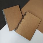 Caderno Espiral ¼ 15 x21 cm 80 Folhas Pretas - Art&Art