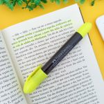 Caneta Marco Texto Gel SuperSoft (Amarelo, Rosa e Verde) - Faber-Castell