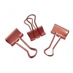 Prendedor de Papel 19mm Rose Gold 12 Unidades - Tilibra