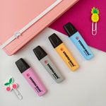 Kit Caneta Marca Texto Stabilo Boss Novas Cores Tom Pastel com 4 Cores - Stabilo