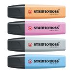 Caneta Marca Texto Stabilo Boss Novas Cores Tom Pastel Unidade - Stabilo