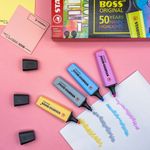 Caneta Marca Texto Stabilo Boss Novas Cores Tom Pastel Unidade - Stabilo