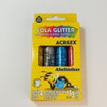 Cola Glitter 15g 4 Cores - Acrilex