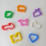 Kit Molde para Massinha de Modelar 8 Peças - Schuster