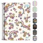 Caderno 1/4 D+ Colorido Espiral Capa Dura 14 x 20 cm 96 Folhas - Tilibra