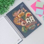 Caderno 1/4 D+ Colorido Espiral Capa Dura 14 x 20 cm 96 Folhas - Tilibra