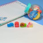 Borracha Mini Bubble Animais Marinhos Kit 20 Unidades - Tilibra