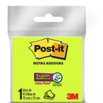 Bloco Adesivo Post-It com 76mm x 76 mm 45 Folhas 3M