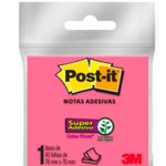 Bloco Adesivo Post-It com 76mm x 76 mm 45 Folhas 3M