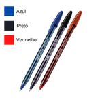Caneta Esferográfica 0.7 Cristal Ultrafine Needle (Azul Preto Vermelho) - Bic