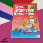 Papel Criativo Dobra-Cor A4 50 Folhas  Vmp