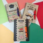 Caderno de Receitas Eu Cozinho 14 x 20 cm 60 Folhas - Novo Século