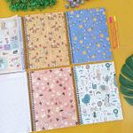Caderno Espiral Capa Dura Universitário 10 Matérias Love 20 x 27,5 cm 160 Folhas - São Domingos