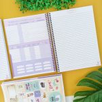 Caderno Espiral Capa Dura Universitário 10 Matérias Love 20 x 27,5 cm 160 Folhas - São Domingos