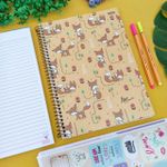 Caderno Espiral Capa Dura Universitário 10 Matérias Love 20 x 27,5 cm 160 Folhas - São Domingos