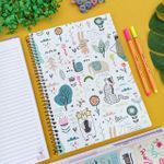 Caderno Espiral Capa Dura Universitário 10 Matérias Love 20 x 27,5 cm 160 Folhas - São Domingos
