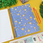 Caderno Espiral Capa Dura Universitário 10 Matérias Love 20 x 27,5 cm 160 Folhas - São Domingos