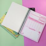 Caderno Universitário 12 Matérias Love 20 x 27,5 cm 192 Folhas - São Domingos