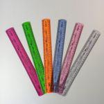 Régua 30 cm Flexível Colorida - Waleu