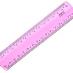 Régua 15 cm New Line (Azul, Cristal, Holográfica e Rosa) - Waleu