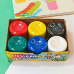 Tinta Pintura a Dedo 6 Cores - Acrilex