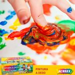 Tinta Pintura a Dedo 6 Cores - Acrilex