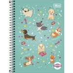 Caderno 1/4 Pepper Colorido Espiral Capa Dura 14 x 20 cm 80 Folhas - Tilibra