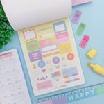 Bloco de Adesivos Happy 390 Adesivos - Tilibra