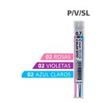 Grafite Colorida 0.7 mm Color Eno 3 Cores - Pilot
