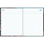 Caderno Colegial Quadriculado Matemática 1x1 Avengers Vingadores 40 Folhas 18,7 x 24,5 cm - Tilibra