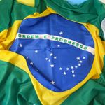 Bandeira do Brasil em Tecido 90 x 128 cm - Schuster