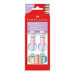 Caneta Hidrográfica Vai e Vem 6 Cores Tom Pastel - Faber-Castell