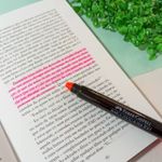 Caneta Marca Texto em Gel Rosa - Faber-Castell
