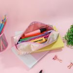 Estojo Simples Académie Shine Rosa - Tilibra