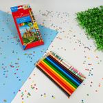 Lápis de Cor 10 Cores + 2 Lápis Bicolor - Faber-Castell