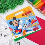 Kit Maleta para Colorir Mickey com 68 Adesivos - Tilibra
