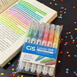 Caneta Marca Texto Neon Lumini Ink 6 Cores - Cis