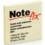 Bloco Adesivo 76 mm x 76 mm 100 Folhas - Note Fix